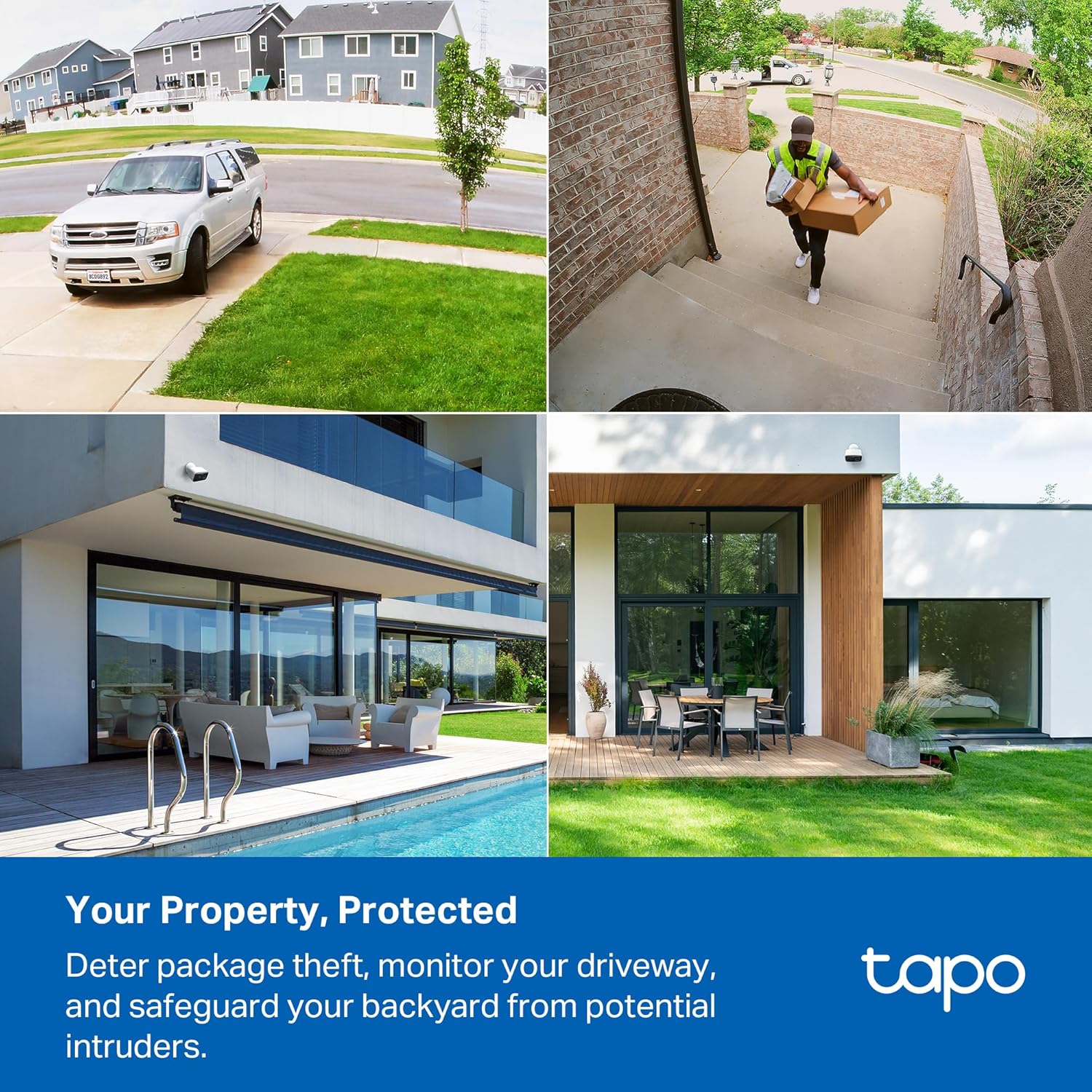 Tapo 1080p Outdoor Wireless Security Camera - Up to 180-Day Battery, Person Detection, Color Night Vision, Subscription-Free Local Storage or Optional Cloud, Works with Alexa & Google Assistant, C400 - Image 3