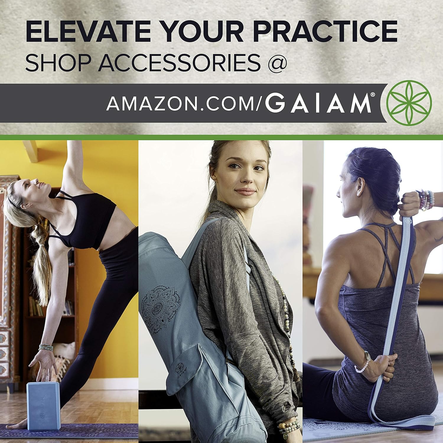 Gaiam Yoga Mat - Premium Solid Thick Non Slip Exercise & Fitness Mat for All Types of Yoga, Pilates & Floor Workouts - Image 5