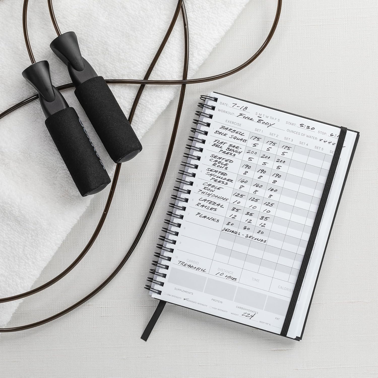 ZICOTO Ultimate Workout Journal - Complete Fitness Training Planner for Men and Women - Track PRs, Build Muscle & Dominate Your Workouts - Essential Gym Gear Accessories for Serious Weight Lifters - Image 7