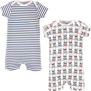 Hudson Baby Unisex Cotton Rompers