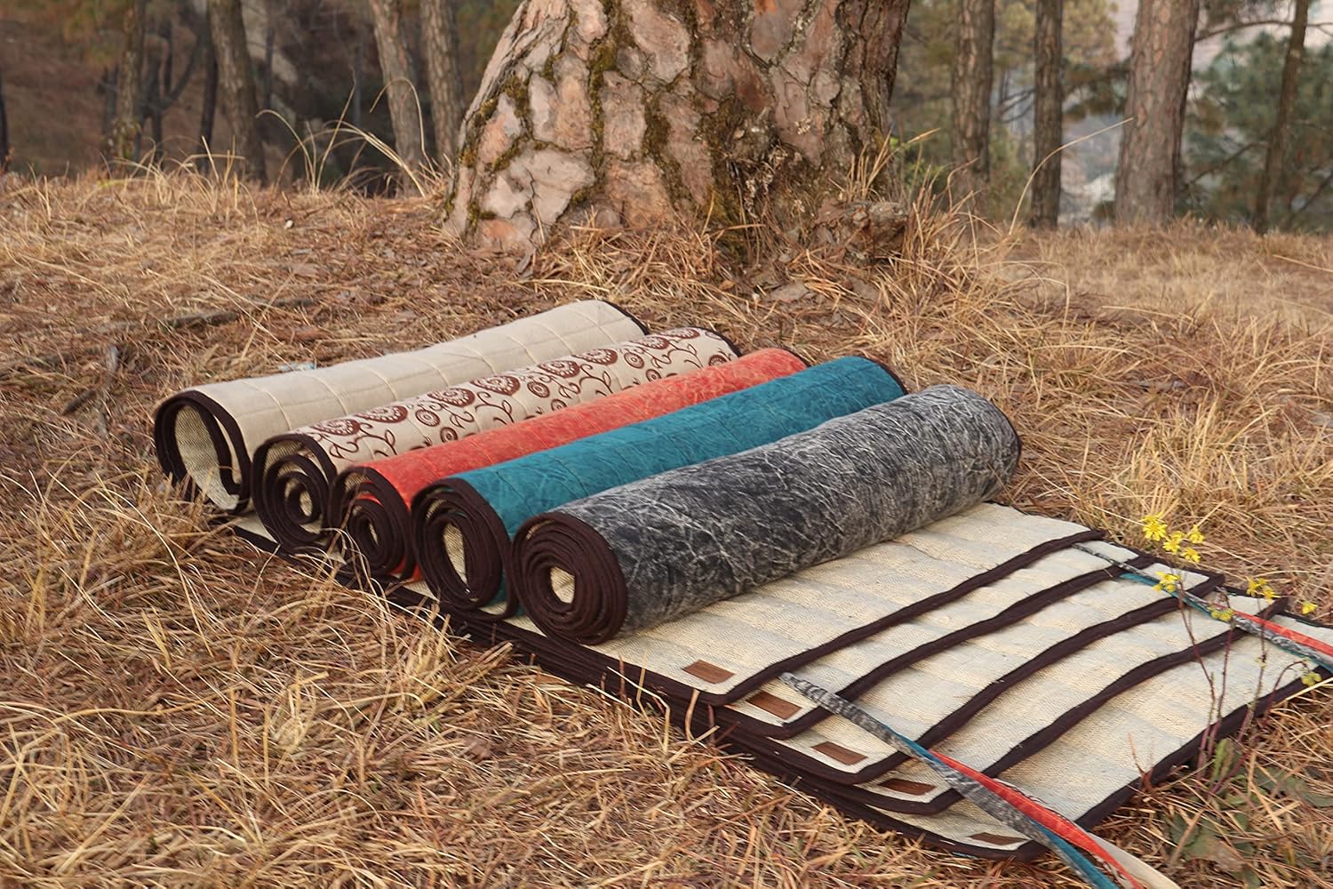 Organic Hemp Yoga Mat, 100% Handmade, Eco-Friendly, Natural and Biodegradable, multipurpose yoga mat. - Image 4