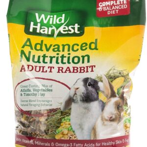 Wild Harvest Advanced Nutrition Diet Adult Rabbit 14 Pounds, Resealable Bag