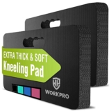 $19.99: WORKPRO Extra Thick Kneeling Pad, 2-Pack, Soft NBR Foam Cushioning, Large Foam Kneeler Mat, 17.5 x 11 x 1.5 in, Black