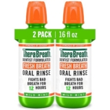 2-Pk 16-Oz TheraBreath Fresh Breath Oral Rinse (Mild Mint)