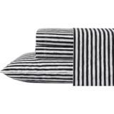 Betsey Johnson Queen Size Cotton Percale Bedding Set (Sketchy Stripe)