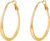 Lightweight Oval Hoop Earrings for Women – 14K Gold Plated, Rose Gold Plated and Sterling Silver Plated Large Oblong Hoop Earrings for Women Statement Jewelry Gift