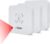 eMylo WiFi Human Presence Sensor 3 Pack, WiFi Millimeter Wave Radar Detection – No Hub Needed, 24/7 Smart Motion Detection for Home & Business, Compatible with TUYA/Smart Life(2.4 GHz Wi-Fi Required)