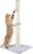 Dimaka 29″ Height Tall Cat Scratching Post, Claw Scratcher with Sisal Rope and Covered with Soft Smooth Plush, Vertical Scratch [Full Strectch] for Standard Size Cats(Grey, 29 inches for All Cats)