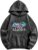 ZAFUL Men’s Hooded Sweatshirt Graphic Colorblock Two Tone Fleece Lined Pullover Thermal Hoodie