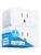 meross Smart Plug Mini, 15A & Reliable Wi-Fi, Support Apple HomeKit, Siri, Alexa, Echo, Google Assistant and Nest Hub, App Control, Timer, No Hub Needed, 2.4G WiFi Only, 2 Pack