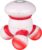 cotsoco Handheld Massager Mini Portable Vibrating Body Massager with LED Light for Hand Head Neck Back Legs Arms Pain Release, Battery Operated, Easy Hand Grip