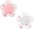 Sakura Coffee Cup Mat Kawaii Coaster 2PCS Cute Cherry Blossom PVC Home Tea Mug Pink Flower Pattern Anti-Skid Pot Bowl Pad Placemat for Desk Drink Table Decor Kawaii Accessories (Small)