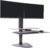 Perfect POSTURE Sit2Stand Standing Desk Converter with Dual Monitor Mount – 18” Height Adjustable Sit-Stand Workstation – Black