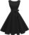 Hanpceirs Women’s Boatneck Sleeveless Swing Vintage 1950s Cocktail Dress New