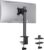 Ergear Monitor Mount for Most 13-32″ Computer Screens up to 17.6lbs, Improved LCD LED Monitor Riser, Adjustable Height and Angle, Single Gaming Desk Mount Stand, Black, EGCM12