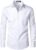 ZEROYAA Men’s Urban Stylish Casual Business Slim Fit Long Sleeve Button Up Dress Shirt with Pocket