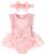 Baby Girl Summer Clothes Cute Newborn Girl Outfits Sleeveless Lace One Piece Romper + Headband 2pcs Set 0-12 Months