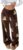Verdusa Girl’s Comfy Pants Fall Winter Clothes Cartoon Bear Fuzzy Baggy Pants Wide Leg Fleece Trousers