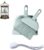Birdcage Cleaner Set, Mini Dustpan and Brush Set, Animal Droppings Cleaning Tool for Guinea Pigs, Hamsters, Chinchillas, Rabbits, Reptiles, Hedgehogs and Other Small Animals(Gray, Blue)