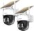aosu Solar Camera Outdoor Wireless – 100% Wire-Free Outdoor Security Camera Wireless with Fixed Solar Panel,360° Panoramic View, Human Auto Tracking, 2K Color Night Vision