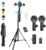 yAyusi Magnetic Vlogging Kit for iPhone/Android, 70.9″ Auto Face Tracking Tripod for iPhone with Light, Microphone/Remote Control, Content Creator Essentials Starter Kit for TikTok and YouTube