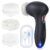 COSLUS FBX04 Facial Cleansing Brush Face Scrubber: 3 in 1 Bi-Directional Electric Spin Brush for Removing Blackhead, Exfoliating, Massaging – Rechargeable Waterproof, 3 Adjustable Speeds for Men Women