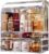 MOOCHI Clear Professional Large Cosmetic Makeup Organizer Bathroom Storage Display Case with Drawers