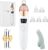 2026 Pore Vacuum, Blackhead Remover with 3 Adjustable Suction Levels, USB Rechargeable, 5 Replaceable Heads for Face Deep Cleansing, Includes Blackhead Spatula for Women & Men Blackhead Remover Vacuum