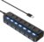 WIRWTRU USB Hub 7 Port,USB 3.0 Hub Splitter with Individual On/Off LED Switches, USB Hub for PC, 5Gbps HighSpeed Data for Laptop, Mac, PC, Desktop, PS5, Xbox and More