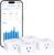 TP-Link Tapo Smart Plug Mini, Matter Compatible, Compatible with Alexa, Google Home & Samsung SmartThings, Energy Monitoring, 15A, UL Certified, 2.4G Wi-Fi Only, Tapo P110M(4-Pack)