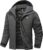 YYCABGTI Men’s Warm Winter Coats Waterproof Ski Jacket Windproof Snow Coat Mountain Windbreaker Hooded Raincoat