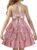 GRACE KARIN Girls Sequin Formal Dresses Kids Party Special Occasion Fancy Dress Tie Back 3 Layer Prom Graduation Outfits