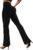 VOOVEEYA Women’s Bootcut Leggings – Bootleg Yoga Pants Flare with 4 Pockets,Tummy Control High Waisted Casual Dress Pants