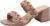 Athlefit Women’s Braided Heeled Sandals Strappy Square Open Toe Heels Backless Mules Slip On Block Heels