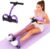 Multifunction Tension Rope, 6-Tube Elastic Yoga Pedal Puller Resistance Band, Natural Latex Tension Rope Fitness Equipment, for Abdomen/Waist/Arm/Leg Stretching Slimming Training (Purple)