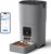 PAPIFEED Automatic Cat Feeder with App, 2.4G WiFi Cat Food Dispenser, 6L Timed Cat Feeders for Dry Food, 10 Meals/Day, 12 Portions/Meal, Dual Power Supply Smart Pet Feeder for Small Dog, Grey