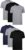 Hanes Men’s Undershirt Packs, Stay-Tucked Soft Cotton Undershirts, Best Undershirts for Men, White/Black/Asstd Multipacks