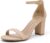 DREAM PAIRS Women’s Chunk Low Heel Pump Sandals