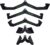 MARSAFIT Home Gym Fitness Rowing T-bar V-bar Pulley Cable Machine Attachment, Bicep Curl Tricep LAT pulldown Bar Back Strength Training Handle Grips LAT Pull Down Bar for Seat Row Workout