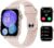 Smart Watch Sports Pedometer, Fitness Tracker Bluetooth Call Heart Rate Blood Oxygen Sleep Monitor, 100 Sports Modes Waterproof for iOS Android Men’s Women’s Smart Watch (Pink)