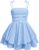 RoseSeek Girl’s Flowy Cami Dress Ruched Sleeveless Pink Layered Ruffle Kawaii Short Smocked Summer Dresses