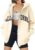FASHGL Oversized Zip Up Hoodies for Women Casual Graphic Long Sleeve Sweatshirts Fall Spring Track Jackets with Pockets