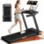 16% Treadmills for Home, 3-in-1 Foldable Treadmill with Incline, Portable Treadmill with Handle, 3.0HP Quiet Walking Pad Treadmill, 12 Automatic Modes, Three Screen
