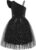 Arshiner Girls Dresses Summer One Shoulder Ruffle Sleeveless Formal Fancy Party Birthday Tulle Dress with Belted