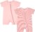 Teach Leanbh Baby Boys or Girls 2 Pack Pajamas Cotton Short Sleeve Zipper Romper Jumpsuits Sleep and Play 3-24 Months …