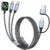 Travel 3 in 2 Charging Cable for iWatch Charger, Travel Essentials UB-A/USB-C Multi Charging Cable/Cord for All Devices Compatible for iWatch Ultra/SE/10-1, iPhone16 15 14, Android-5FT