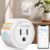 DeeprClean Mini Smart Plugs That Work with Alexa, Wifi Socket Compatible with Google Assistant, App Controlled Outlet with Timer & Schedule, 2.4GHz Wi-Fi Only Wireless Plugs Outlet for Smart Home Life