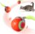 Potaroma Moving Ball Cat Toys with Feather Tail, Rechargeable 2025 New Interactive Toy for Indoor Cats Exercise, Smart Interactive Kitten Rolling Ball, Orange