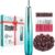 COSLUS C40 Electric Nail Drill File Professional: for Acrylic Gel Dip Powder Nails Portable Nail Machine Kit Manicure Pedicure Tools Polishing Set with Nail Drill Bits Sanding Bands Blue