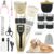 FrutPunch Dog Grooming Kit, Cordless Dog Clippers, Electric Shaving, Low Noise Rechargeable Dogs Hair Trimmer, with a Shaving Head for Feet, Suitable for Cats and Dogs, 2000MA